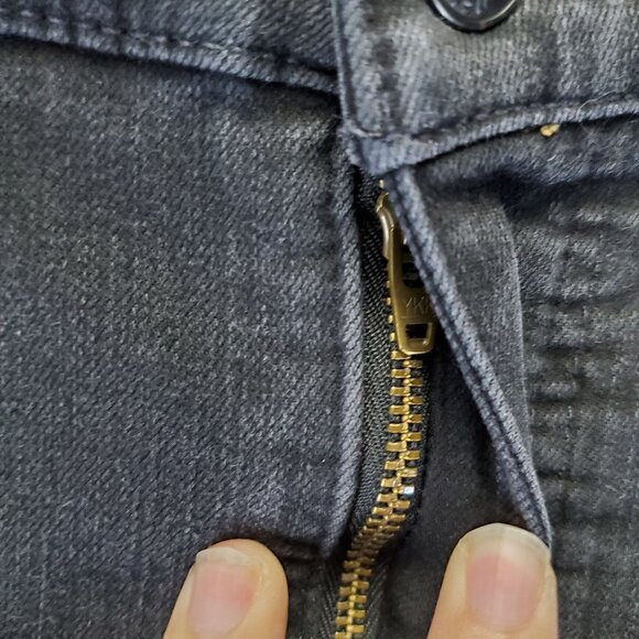 Madewell Jeans Womens 27 Black Roadtripper Skinny Stretch Denim - Picture 10 of 12